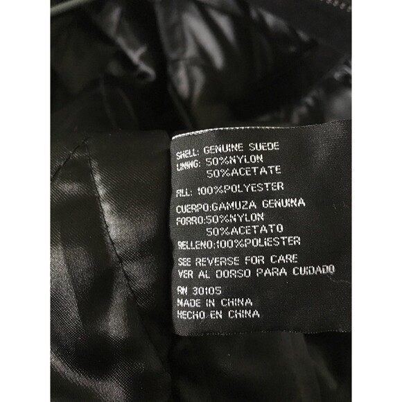 NWT DUPONT NASCAR LOGO AUTHENTIC SUEDE JACKET BY JEFF HAMILTON SIZE XL - Picture 12 of 12